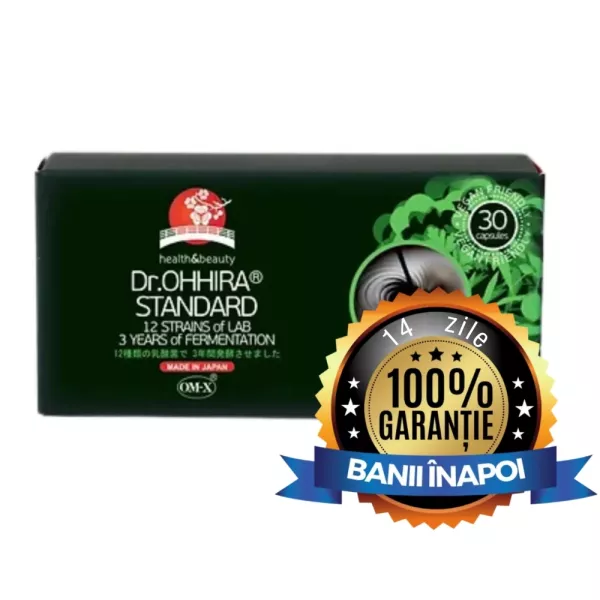 Dr.Ohhira® Standard probiotice fermentate 3 ani cu OM-X®, 30